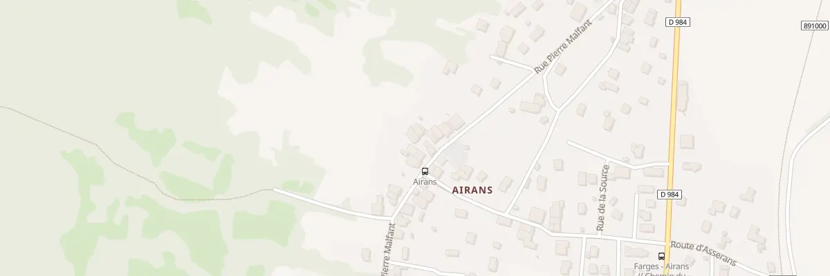 Plan du 422 Rue Pierre Malfant à Farges