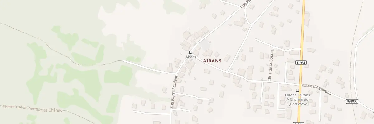Plan du 463 Rue Pierre Malfant à Farges