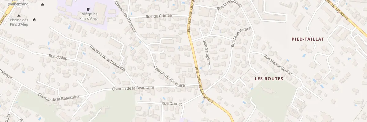 Plan du 377 Rue Groignard à Toulon