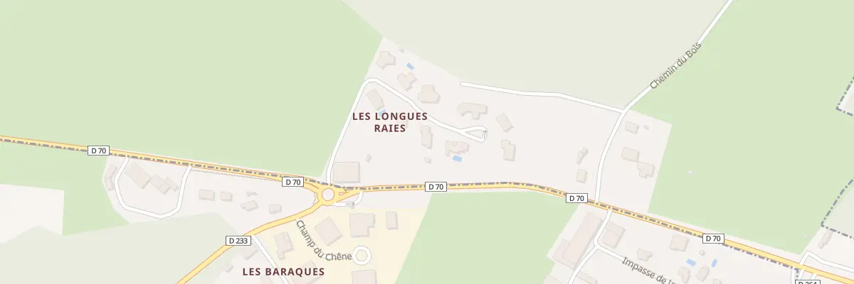 Plan du 7 Rue des Longues Raies à Champvans-les-Moulins