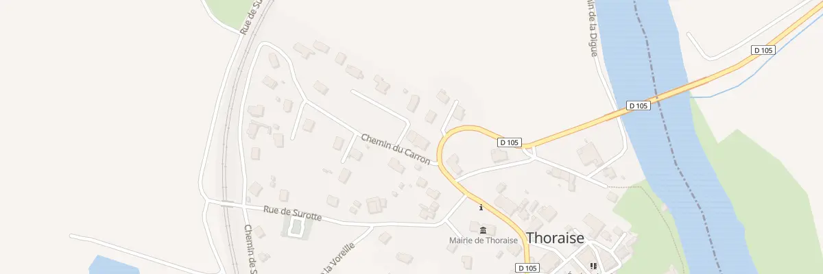 Plan du 2 Che de Carron à Thoraise