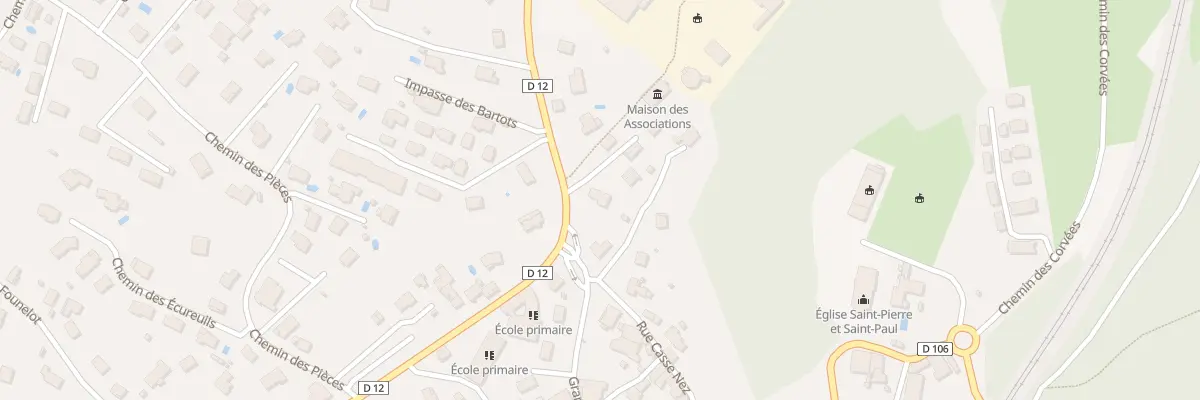 Plan du 13 Rte de Besançon à Grandfontaine
