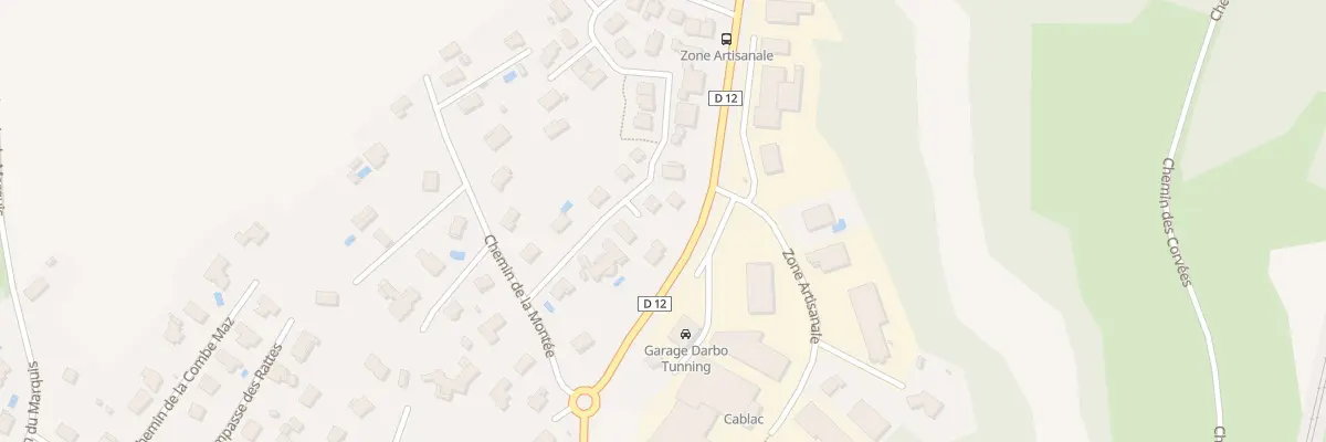 Plan du 8E Che de la Montée à Grandfontaine