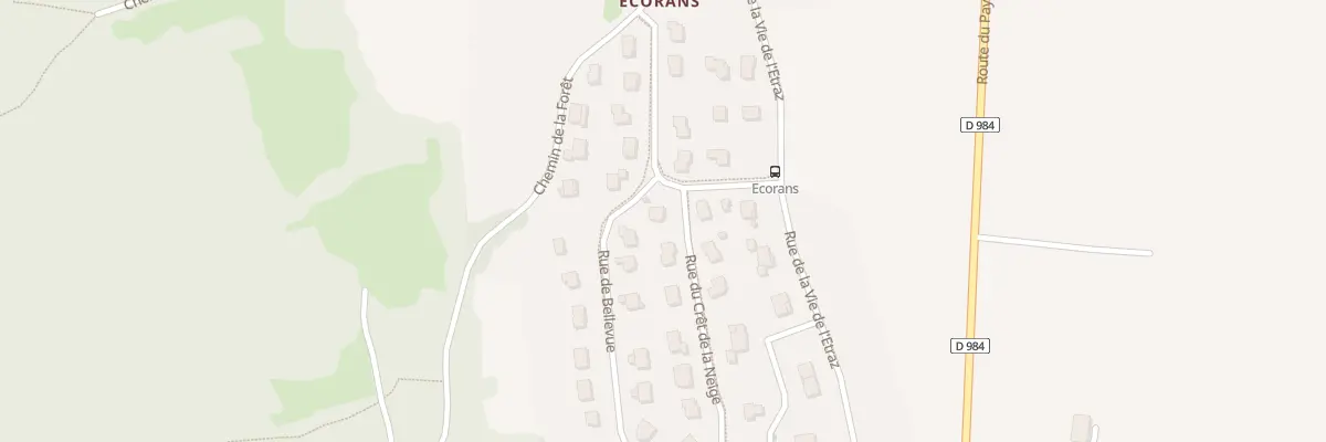 Plan du 2 Rue du Crêt de la Neige à Collonges