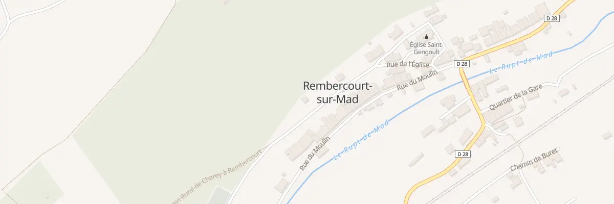 Plan du 5806 Au Dessus du Chemin de la à Rembercourt-sur-Mad