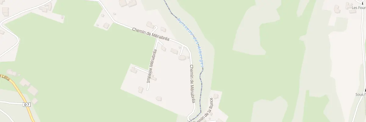 Plan du 390 Che Menabrea à Saint-Cassin