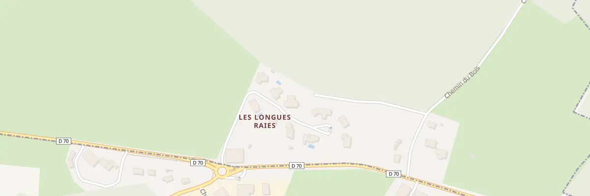 Plan du 6 Rue des Longues Raies à Champvans-les-Moulins