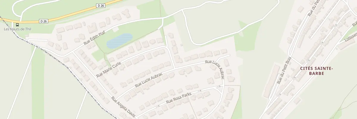 Plan du 17 Rue Lucie Aubrac à Thil