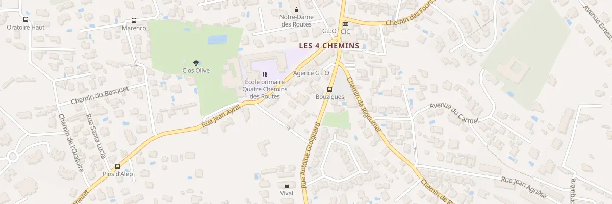 Plan du 815 Rue Groignard à Toulon