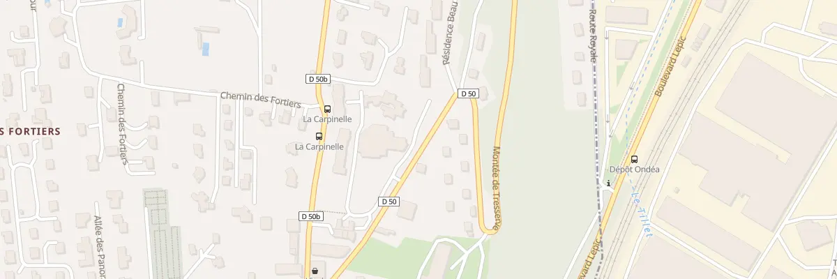 Plan du 21 Mte de Tresserve à Tresserve