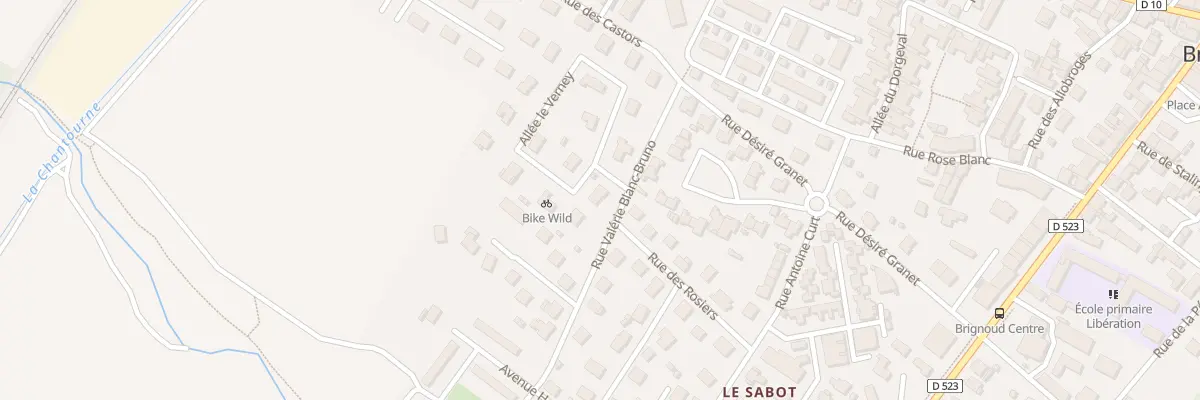 Plan du 1 All le Verney à Villard-Bonnot