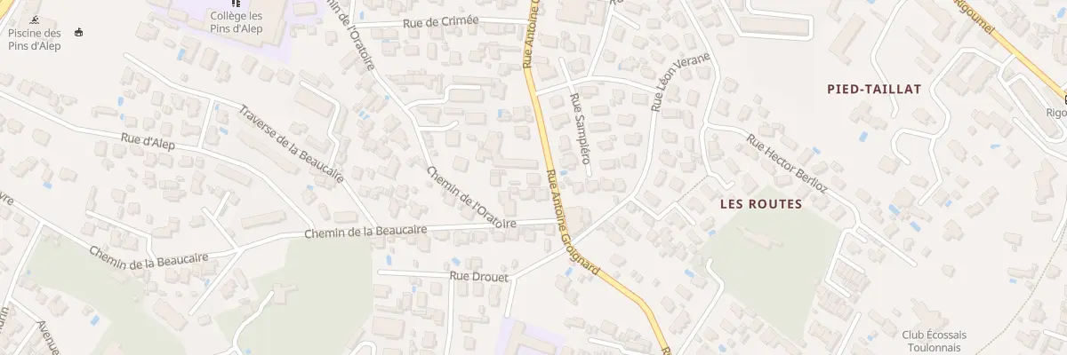 Plan du 357 Rue Groignard à Toulon