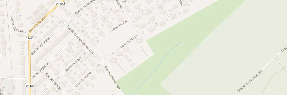 Plan du 14E Rue de la Marne à Val de Briey