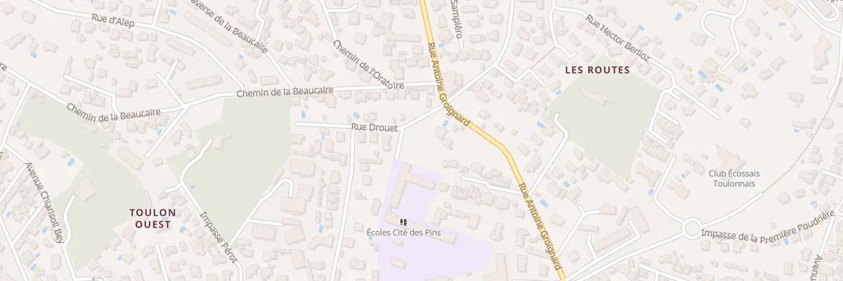 Plan du 19 Rue Cite Drouet à Toulon