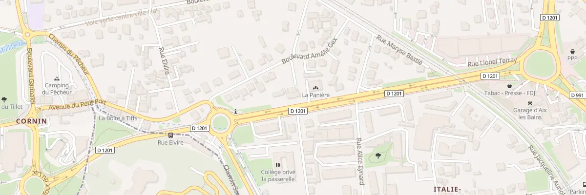 Plan du 42 Bd Mal de Lattre de Tassigny à Aix-les-Bains