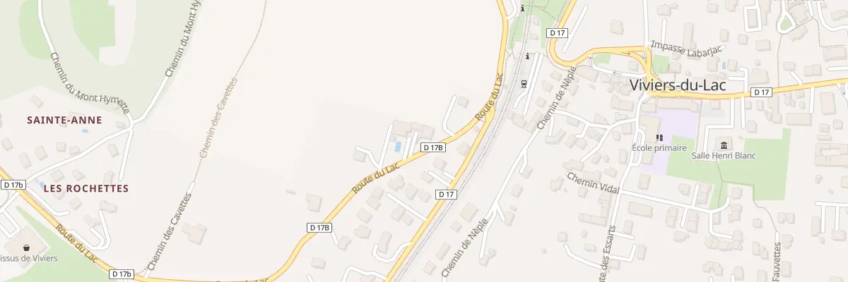 Plan du 376 Rte du Lac à Viviers-du-Lac
