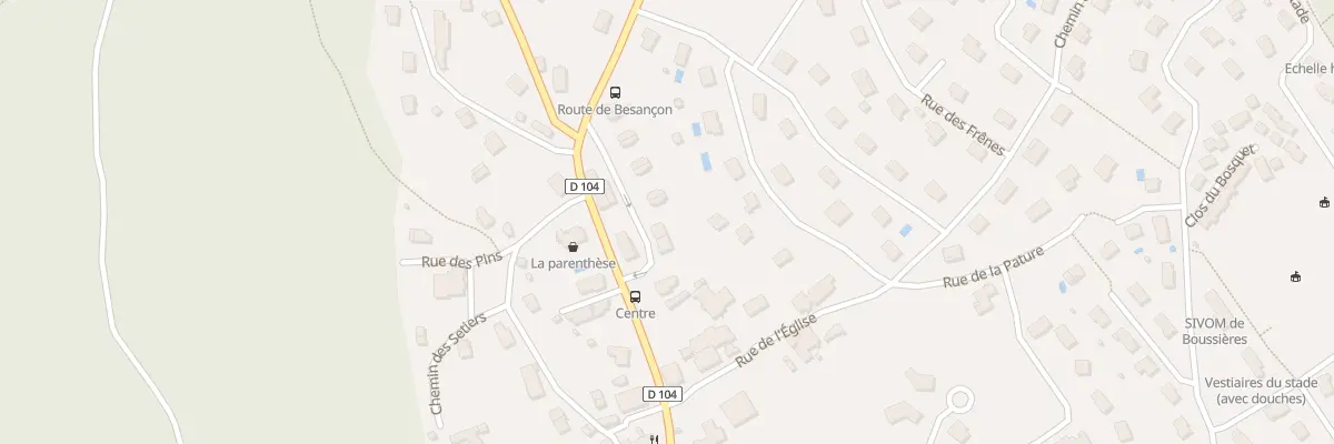 Plan du 17 Rue du Tilleul à Boussières