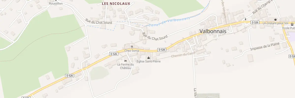 Plan du 499 Rue Principale à Valbonnais