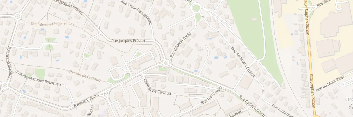Plan du 34 Rue Gédéon David à Champagnole