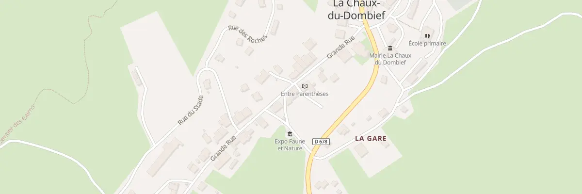 Plan du 11 Grande Rue à La Chaux-du-Dombief