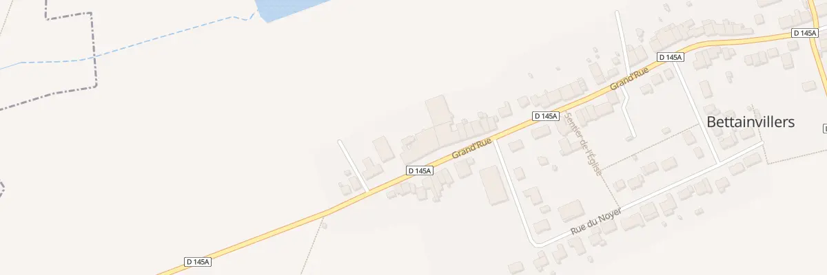 Plan du 86 Rue Grand Rue à Bettainvillers