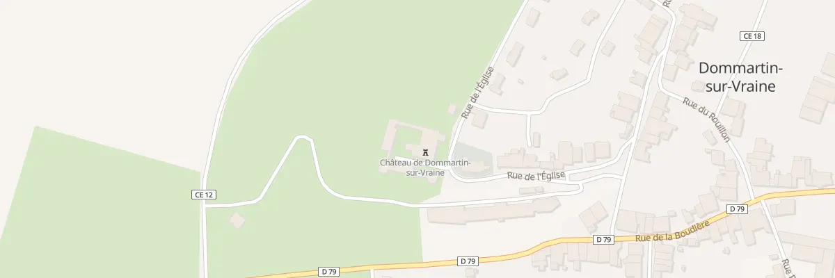 Plan du 40 Rue Du Chateau à Dommartin-sur-Vraine
