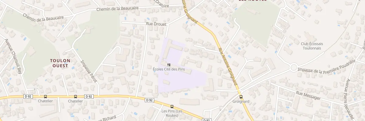 Plan du 79 Rue Groignard à Toulon