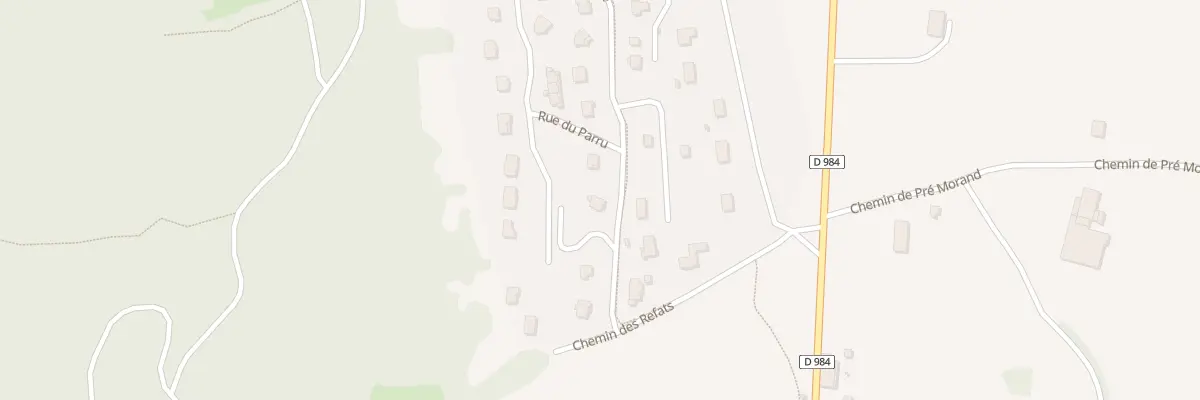 Plan du 22 Rue du Crêt de la Neige à Collonges