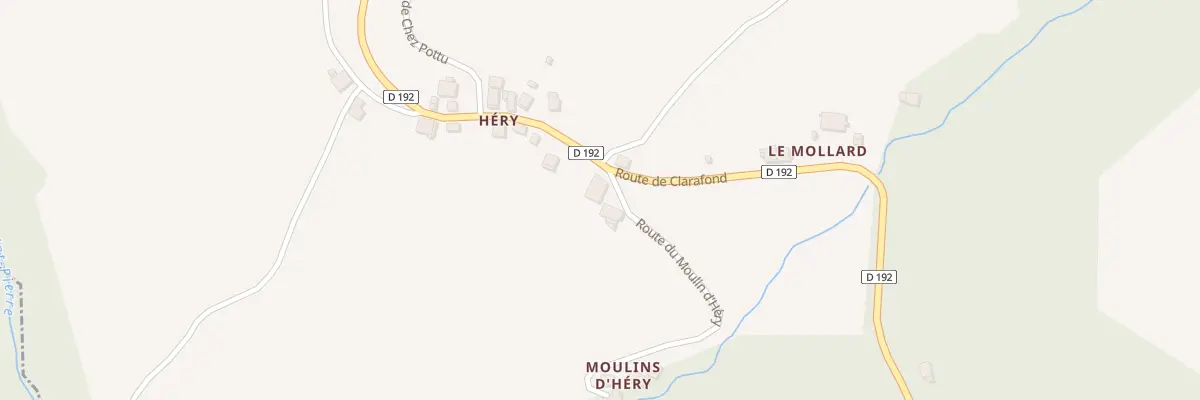 Plan du 26 Rte du Moulin d’Héry à Chessenaz