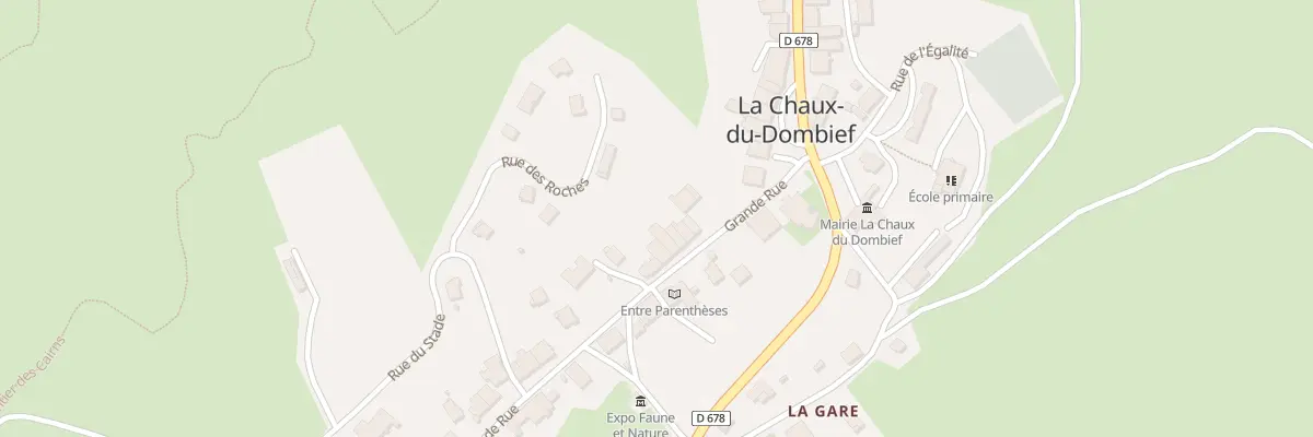 Plan du 10 Grande Rue à La Chaux-du-Dombief