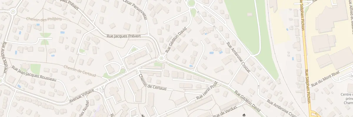 Plan du 32 Rue Gédéon David à Champagnole