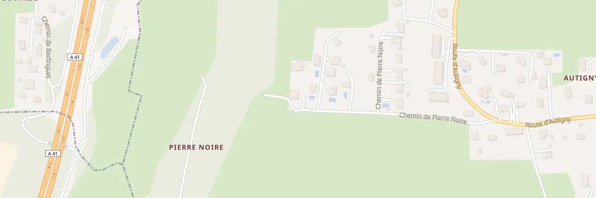 Plan du 408 Che de Pierre Noire à Sonnaz