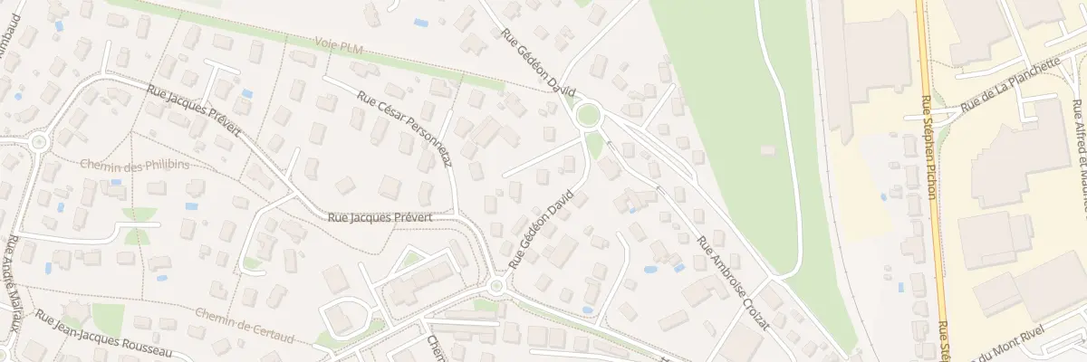Plan du 3 Imp Joseph Proudhon à Champagnole