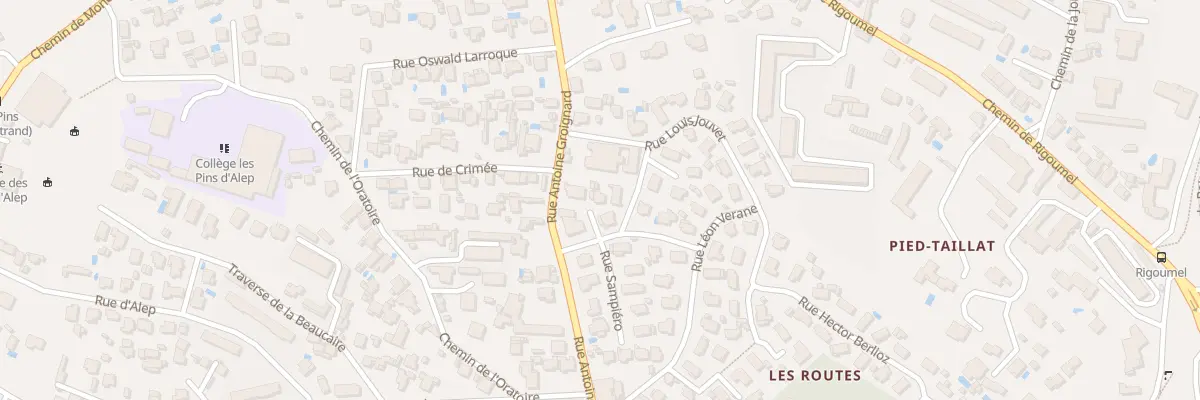 Plan du 31 Rue Gouverneur-Général Éboué à Toulon