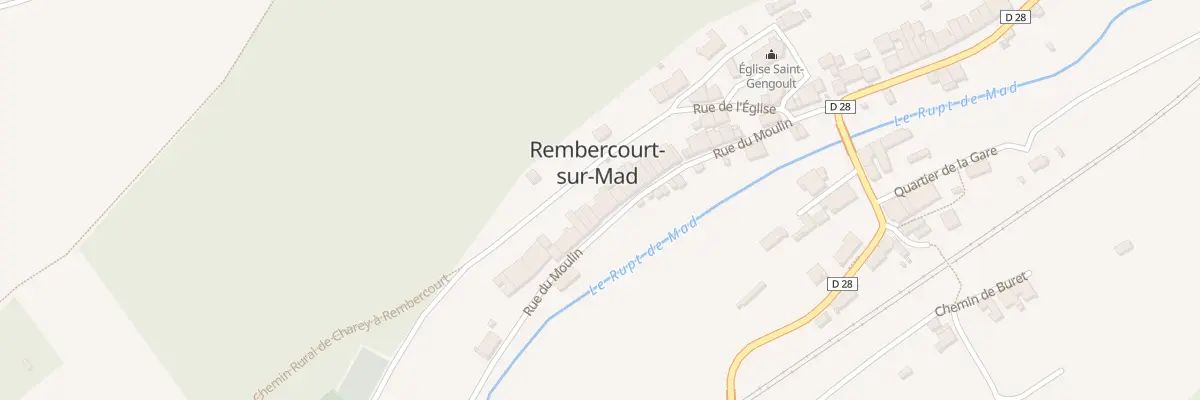 Plan du 21 Rue du Moulin à Rembercourt-sur-Mad