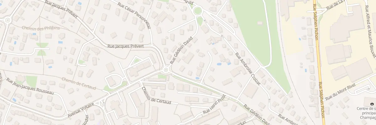Plan du 30 Rue Gédéon David à Champagnole