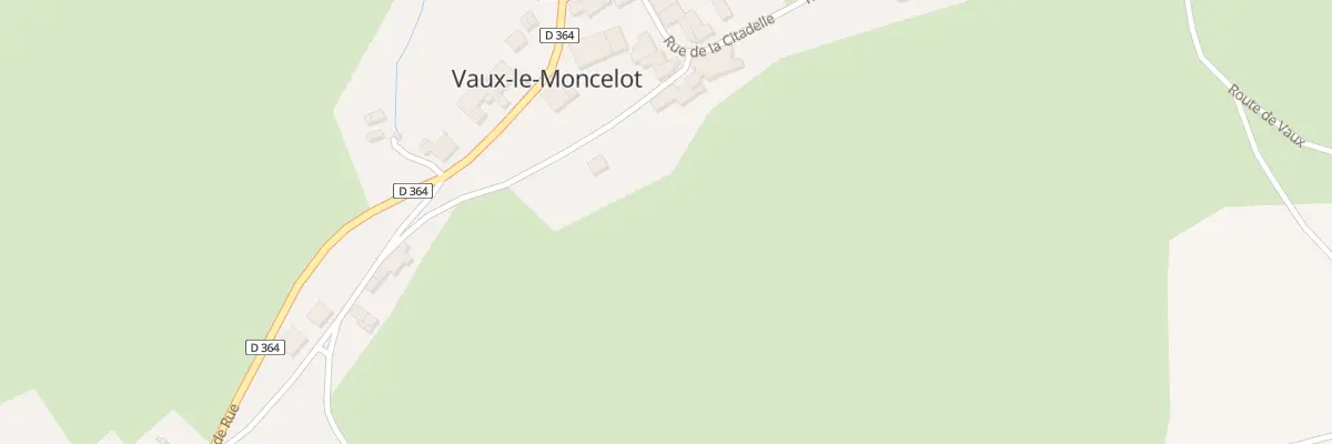 Plan du 5 Che de la Citadelle à Vaux-le-Moncelot