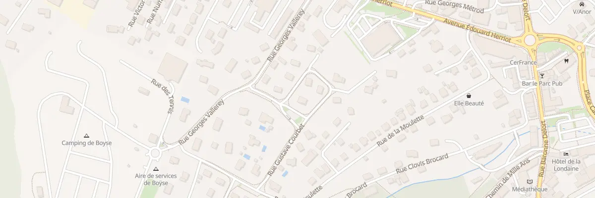 Plan du 7 Rue Gustave Courbet à Champagnole