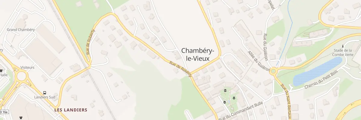 Plan du 172 Rue de Roberty à Chambéry