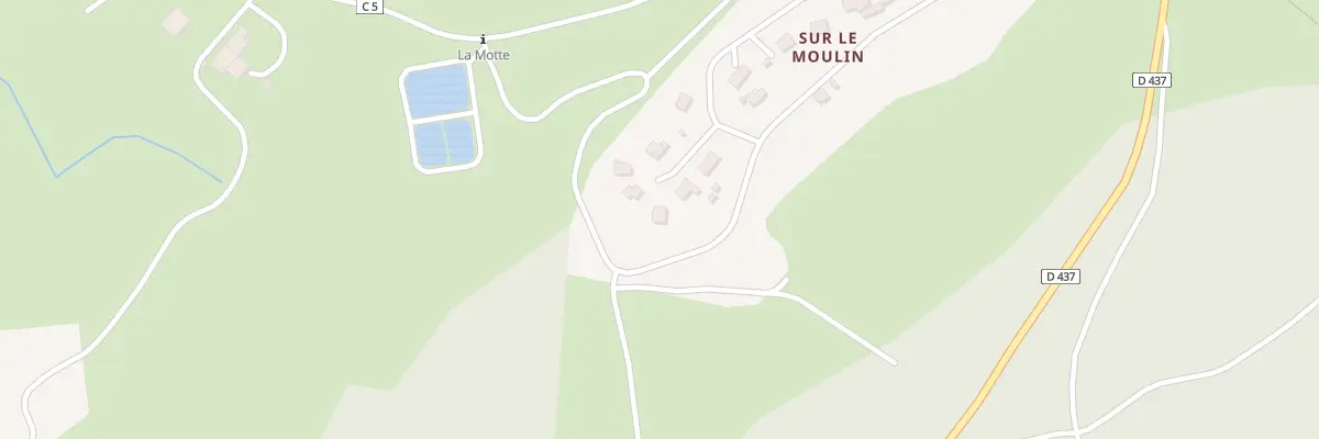 Plan du 28 Ham sur le Moulin à Grande-Rivière Château