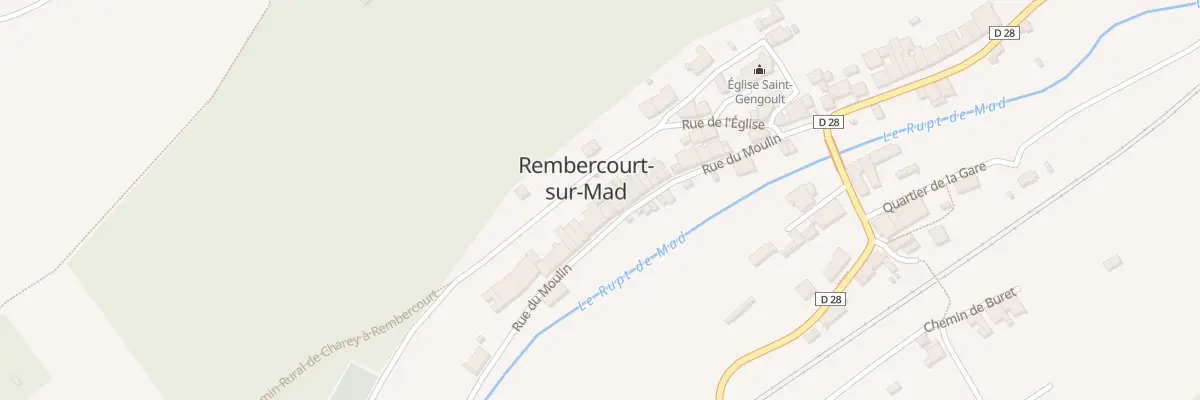 Plan du 23 Rue du Moulin à Rembercourt-sur-Mad