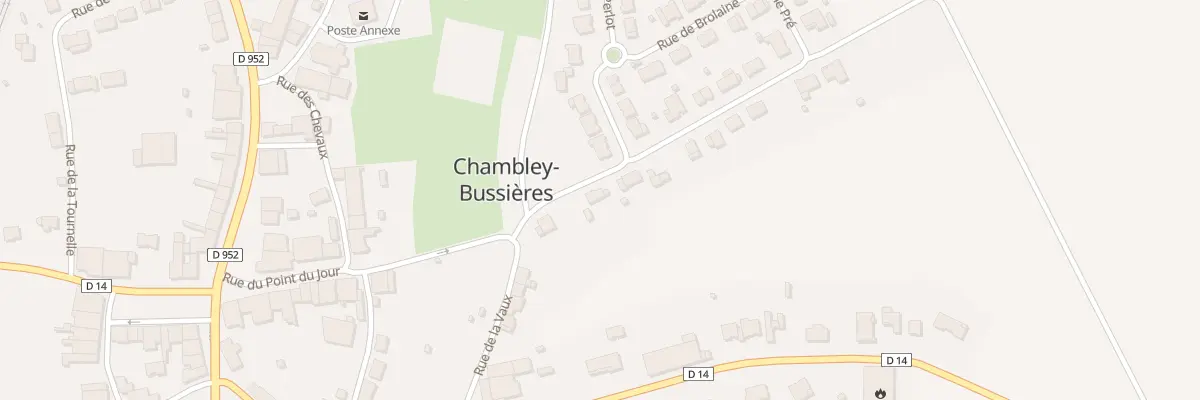 Plan du 2 Rue de Tantelainville à Chambley-Bussières