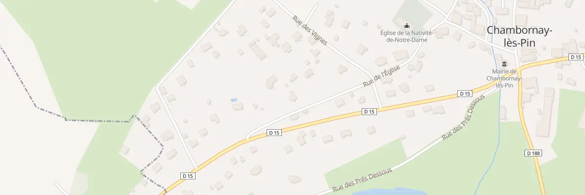 Plan du 16 Rue de l’Eglise à Chambornay-lès-Pin