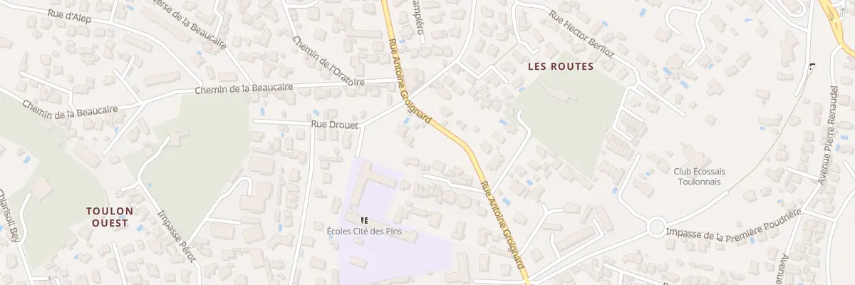 Plan du 237 Rue Groignard à Toulon