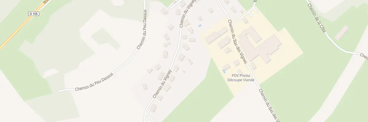 Plan du 9 Che du Vigney à Boussières