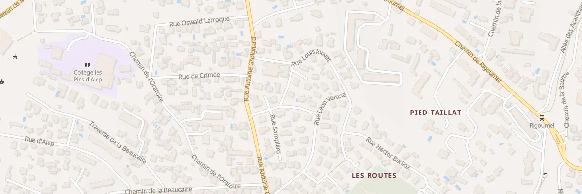 Plan du 8 Rue Yves du Manoir à Toulon