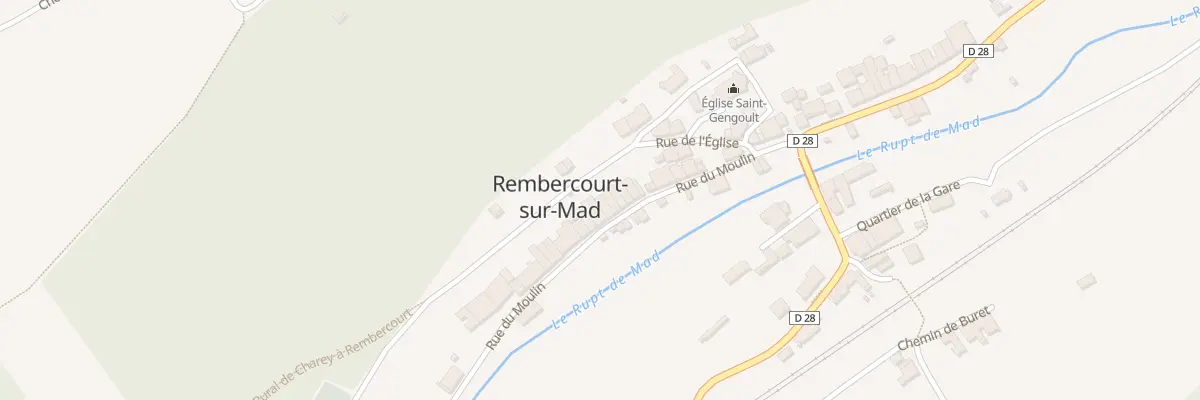 Plan du 31 Rue du Moulin à Rembercourt-sur-Mad