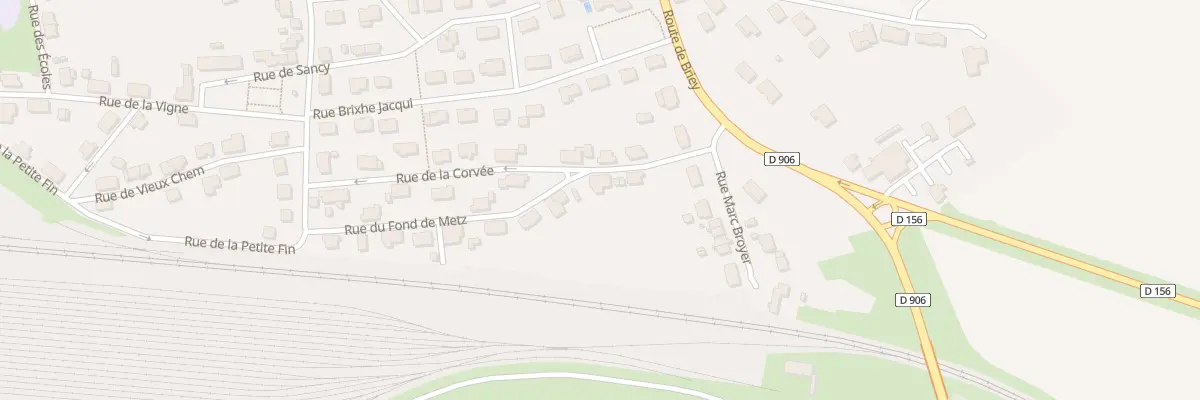 Plan du 16 Rue de la Corvée à Audun-le-Roman
