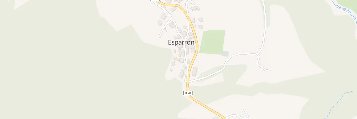 Plan du 5010A Le Village à Esparron