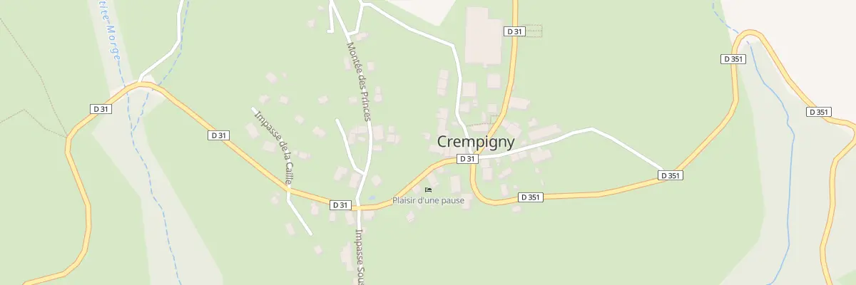 Plan du 25 Pl de l’Église à Crempigny-Bonneguête